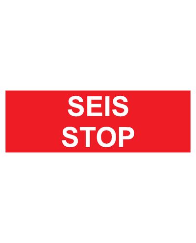 Stop, Sticker, 400x100 mm