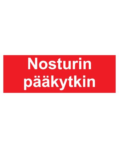 Crane main switch, Magnet, 400x100 mm Crane main switch, Magnet, 400x100 mm