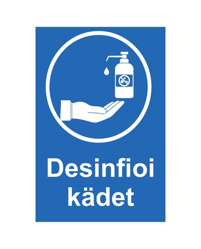 Disinfect hands, Ibond, 200x300mm