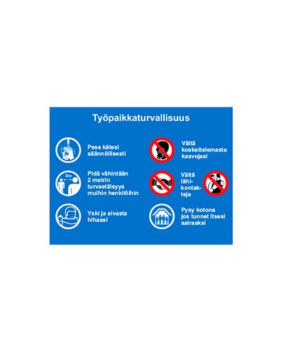 Workplace safety, Sticker, 300x400mm