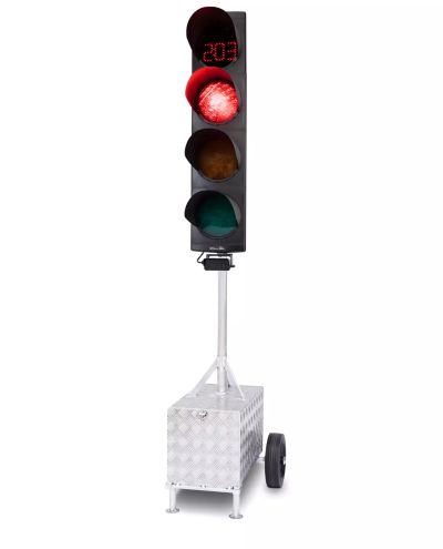 MPB 1400 LED traffic lights - Now also available with integrated waiting time display!