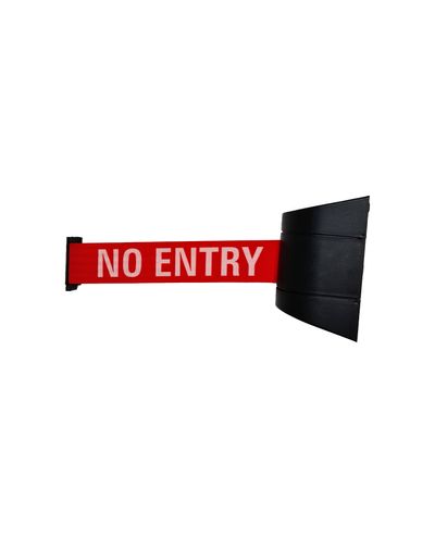 Wall cassette with 4.6m tape &#39;&#39;NO ENTRY&#39;&#39;