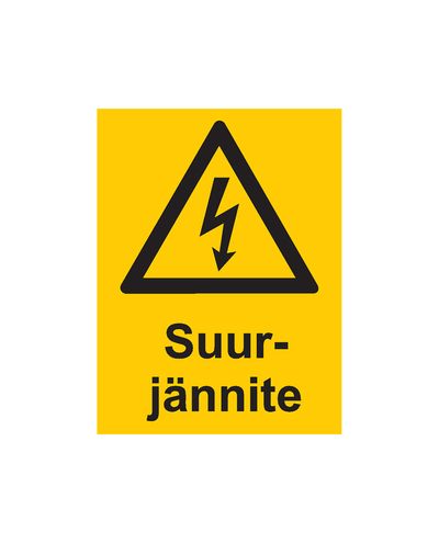 High voltage, Sticker, 200x300 mm