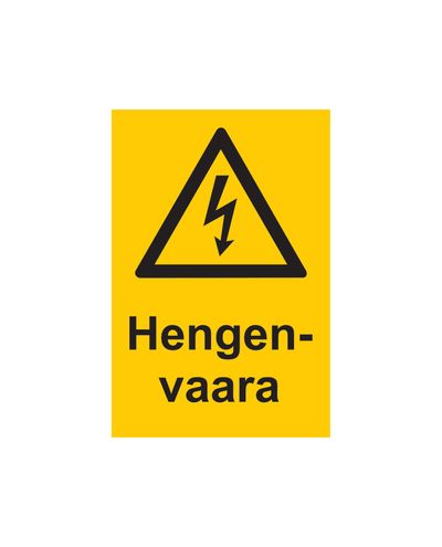 Danger to life, Sticker, 200x300 mm