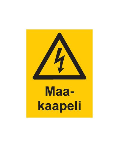 Underground cable, Sticker, 200x300 mm
