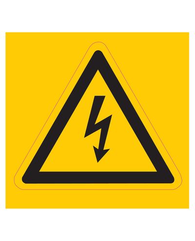 Lightning, Sticker, 200x200 mm