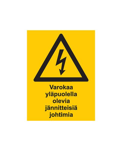 Beware above, Sticker, 200x300 mm Beware above, Sticker, 200x300 mm