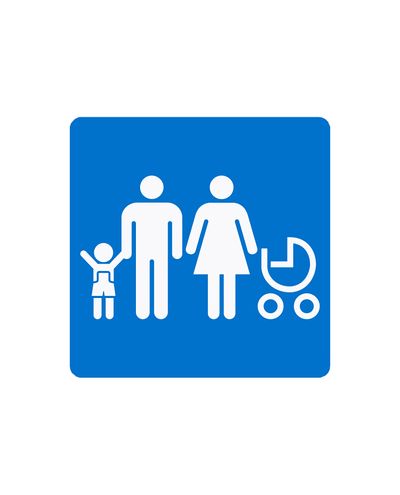 Family place, Sticker, 200x200mm