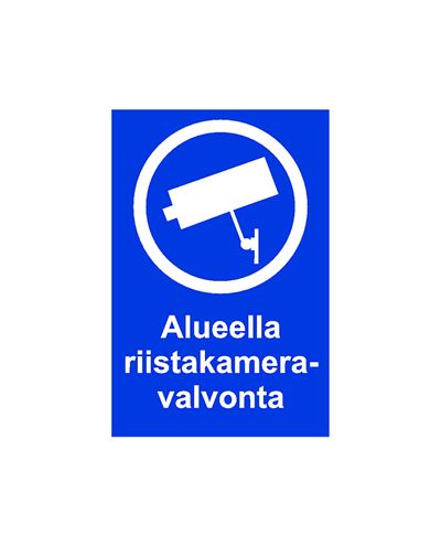 Game camera surveillance in the area, Sticker, 200x300 mm Game camera surveillance in the area, Sticker, 200x300 mm