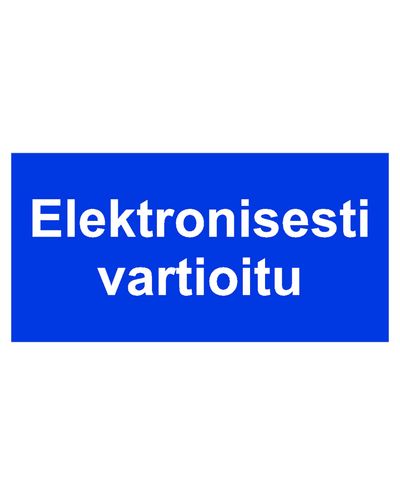 Electronically guarded, Sticker, 400x200 mm