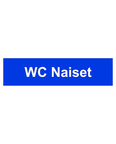 Women&#39;s toilet, Sticker, 400x100 mm