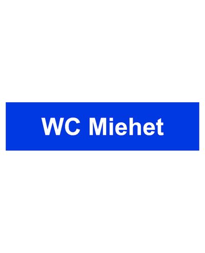 Men&#39;s toilet, Sticker, 400x100 mm