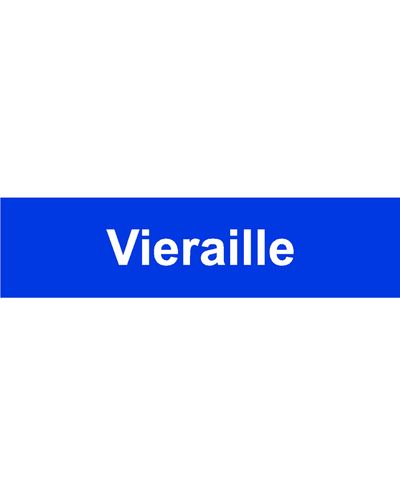For guests, Sticker, 400x100 mm