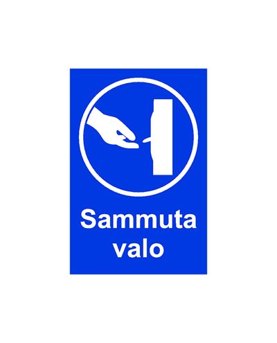 Turn off the light, Sticker, 200x300 mm