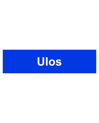 Out, Sticker, 400x100 mm