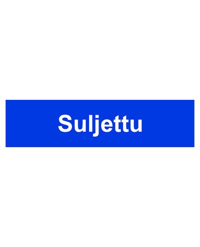Closed, Sticker, 400x100 mm