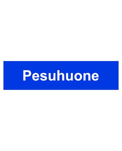 Washroom, Sticker, 400x100 mm