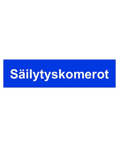 Storage cabinets, Sticker, 400x100 mm
