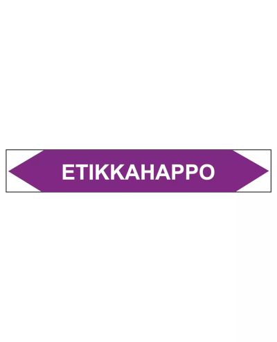 Acetic acid, 160x25 mm Acetic acid, 160x25 mm