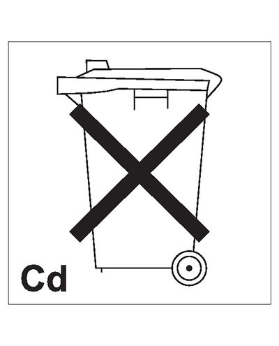 Cd, Sticker, 200x200 mm Cd, Sticker, 200x200 mm