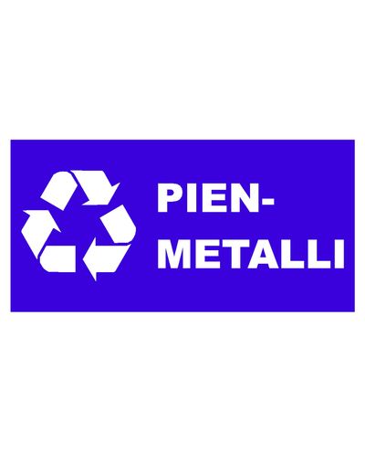 Small metal, Sticker, 400x200 mm