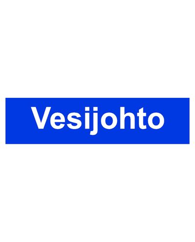Water pipe, Sticker, 400x100 mm