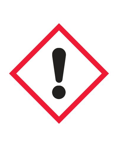 Health hazard, Sticker, 100x100 mm