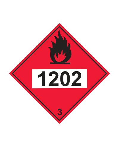 Class 3.1 Flammable gases, Sticker, 100x100 mm
