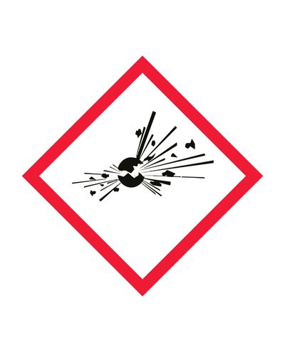 Explosive, Sticker, 100x100 mm