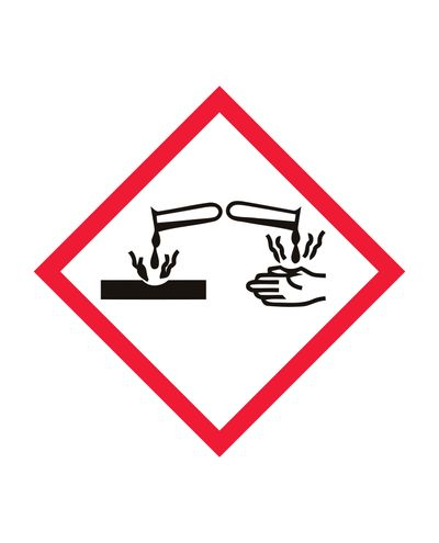 Corrosive, Sticker, 100x100 mm