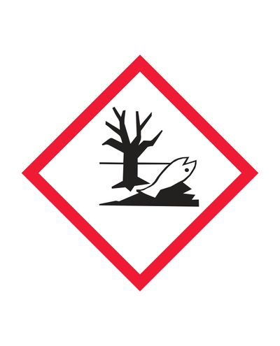 Environmental hazard, Sticker, 100x100 mm