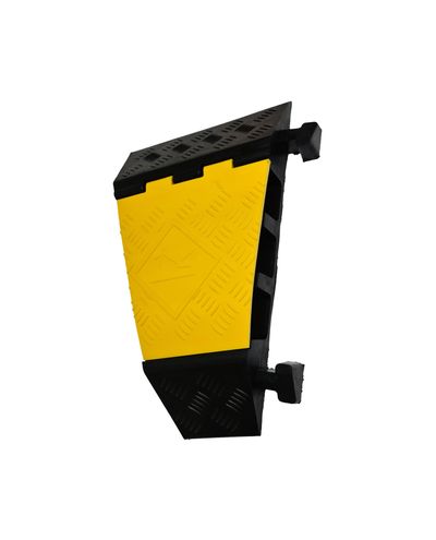 Cable protection with cover 3-channel angle right Cable protection with cover 3-channel angle right