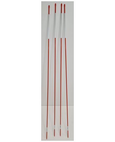 Plow stick 8mm x 1520mm fiberglass orange