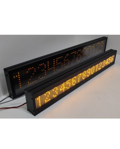 1-row LED matrices