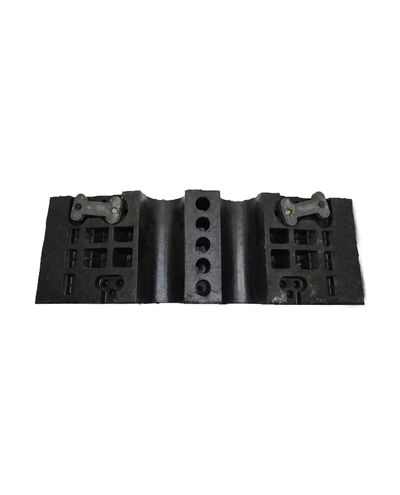 Cable bridge for fire hose 2 channels