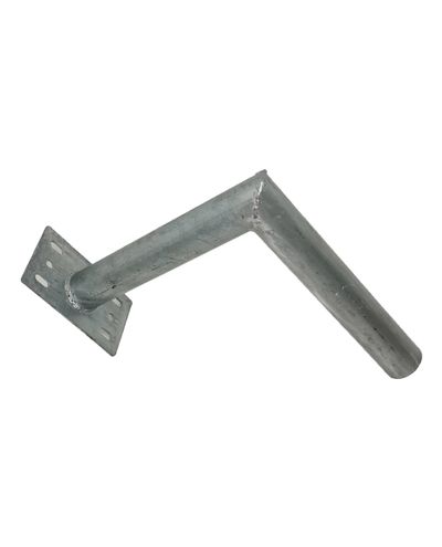 Flanged L-shaped pipe angle, 300x400 mm