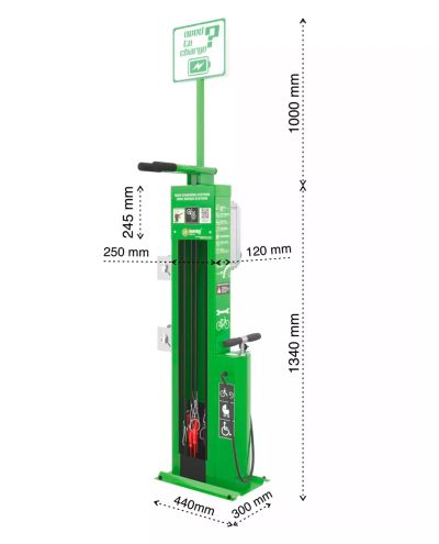 Service point / Electric bike charging point iBOMBO E-PRS Scandic