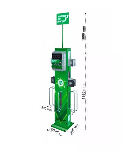 Electric bike charging station iBOMBO E-PRS HUB