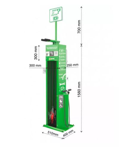 Service point / Electric bike charging point iBOMBO E-PRS LV2