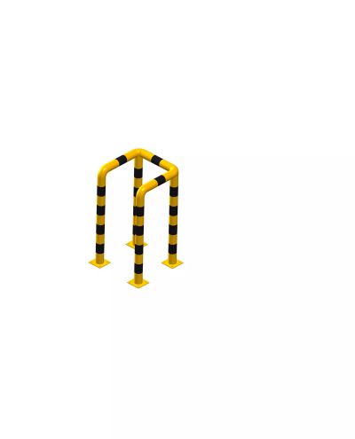 Corner guardrail 4J - ke/mu, Ø 76 mm 1000*400x400 mm Corner guardrail 4J - ke/mu, Ø 76 mm 1000*400x400 mm