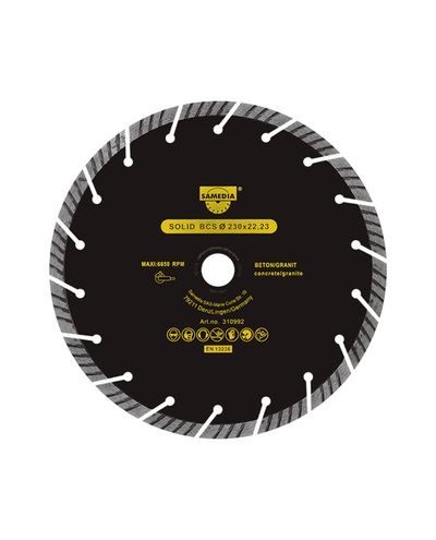 BCS 125x22.23 9Seg 38x2.4x10 (For Concrete)