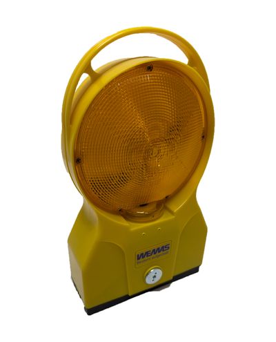 Construction site beacon, double-sided