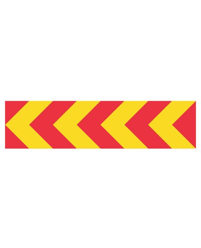 Barrier slat composite R3 lemon arrow, 2400*600mm pu/lemon