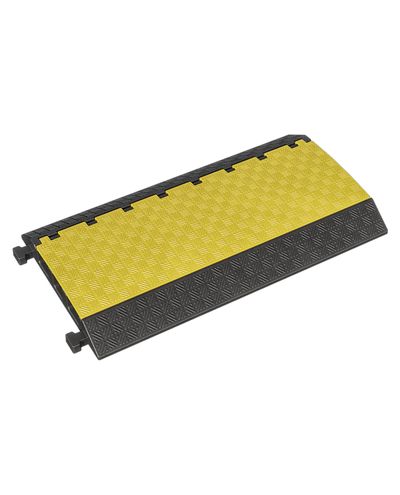 Cable protection with cover 3-channels FULL RUBBER, 900*500*77mm