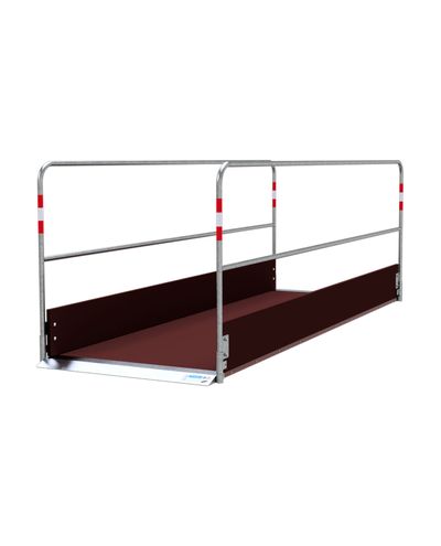 Aluminum walkway 3.2 m wide 1 m, load capacity 150kg/m2