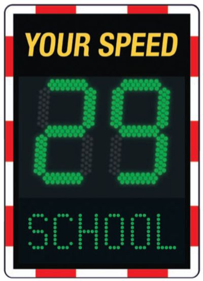 Speed display Viasis Lite Plus, 8 color LED Speed display Viasis Lite Plus, 8 color LED