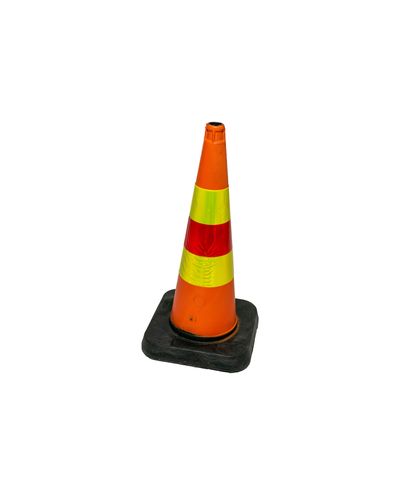 Hard recycled plastic cone 75cm