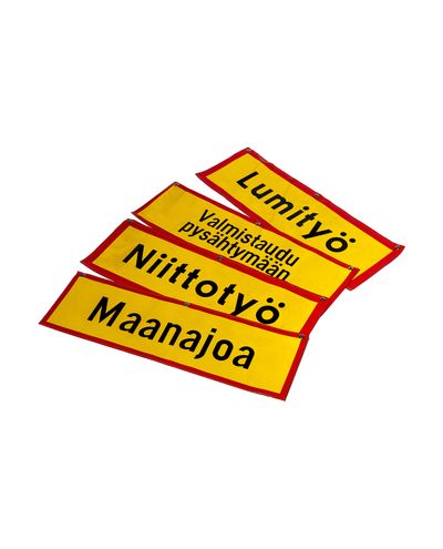 Additional warning tent sign (with your desired text) Additional warning tent sign (with your desired text)