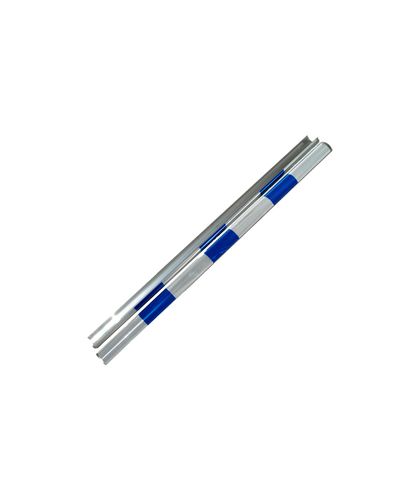 Plastic column reflector R3 1300mm blue/white