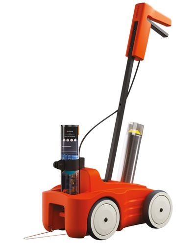 Line painting trolley